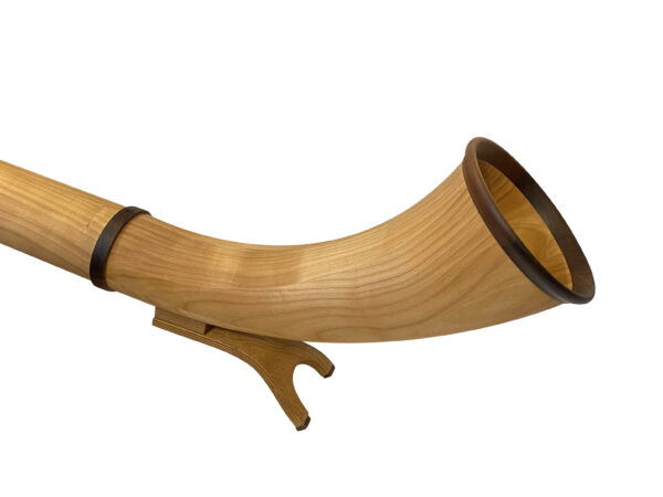 Alphorn 3-teilig Kirsche, Fis/Ges und F komplett – Bild 4