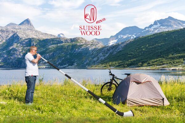 Suissewood Nova Traveler Muuh schwarz-weiss